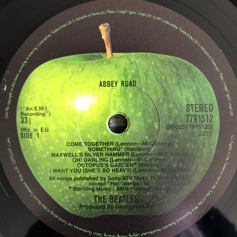 The Beatles : Abbey Road (LP, Album, RE, RM, Rem)