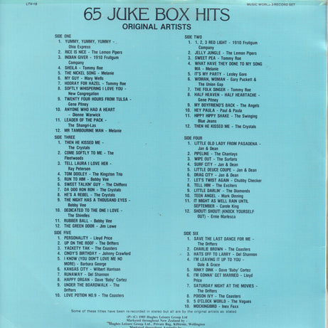 Various : 65 Juke Box Hits (3xLP, Album, Comp)