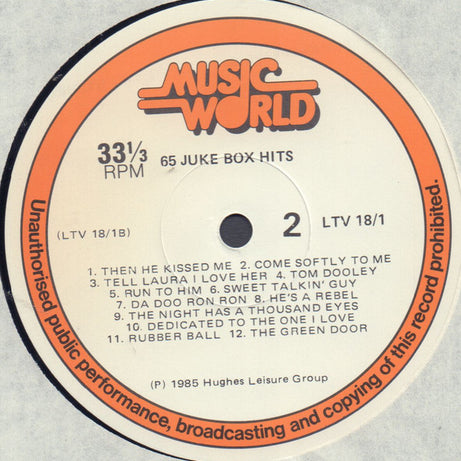 Various : 65 Juke Box Hits (3xLP, Album, Comp)