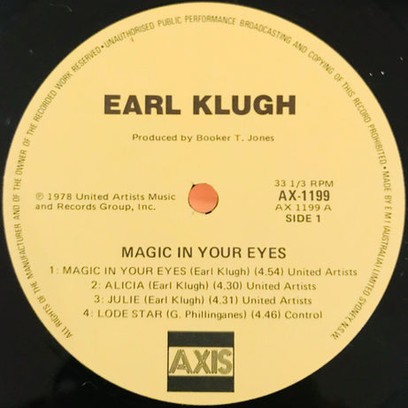 Earl Klugh : Magic In Your Eyes (LP, Album, RE)