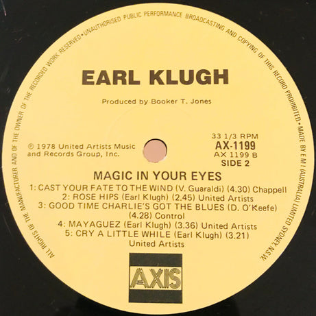 Earl Klugh : Magic In Your Eyes (LP, Album, RE)