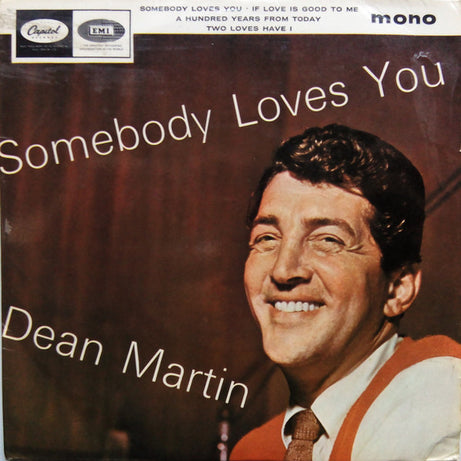Dean Martin : Somebody Loves You (7", EP, Mono)