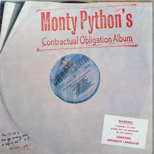 Monty Python : Monty Python's Contractual Obligation Album (LP, Album)