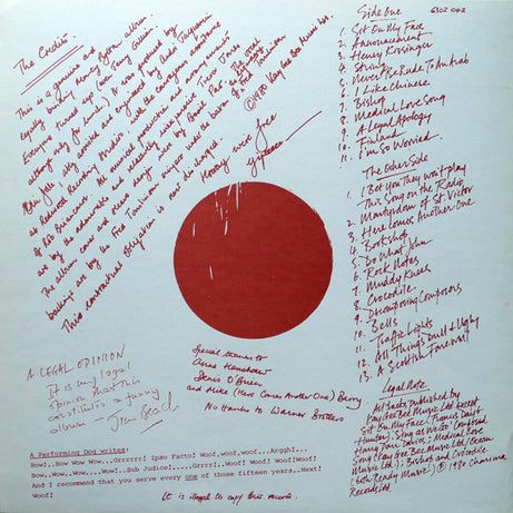 Monty Python : Monty Python's Contractual Obligation Album (LP, Album)