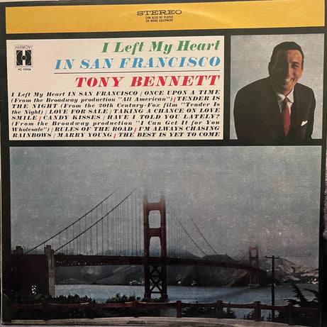 Tony Bennett : I Left My Heart In San Francisco (LP, Album, RE)