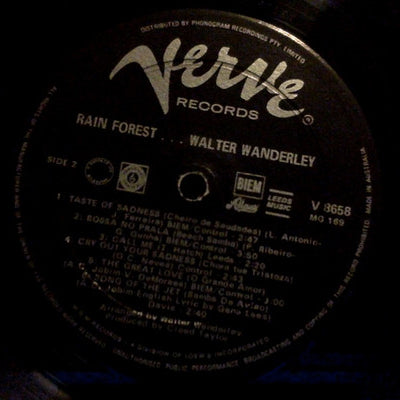 Walter Wanderley : Rain Forest (LP, Album, Mono, RE)