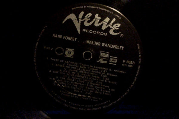 Walter Wanderley : Rain Forest (LP, Album, Mono, RE)