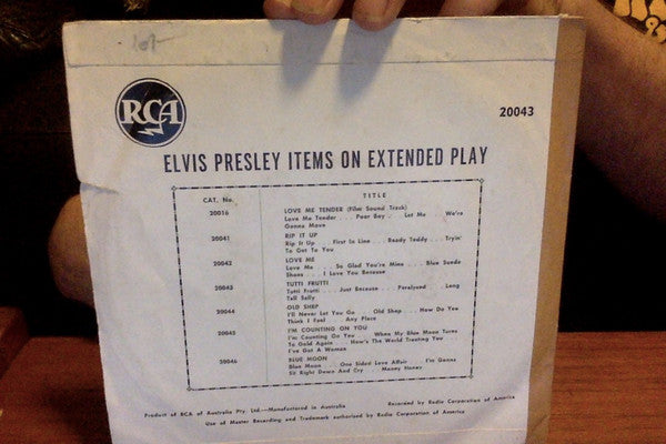 Elvis Presley : Tutti Frutti (7", EP)