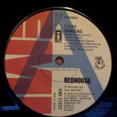 Redhouse (3) : I Like Dancing / Hot Feet (7", Single, Promo, Lar)