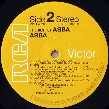 ABBA : The Best Of ABBA (LP, Comp)