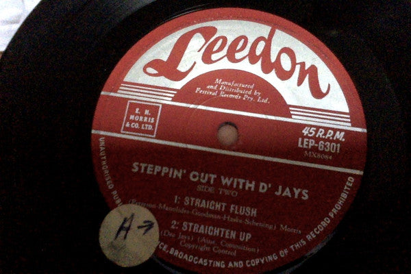 The Dee Jays : Steppin' Out With D' Jays (7", EP)