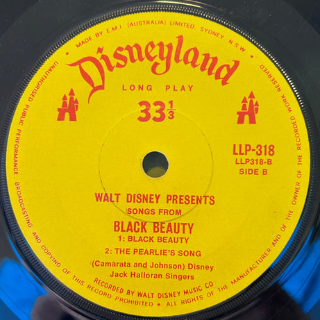 No Artist : Walt Disney Presents The Story Of Black Beauty (7")