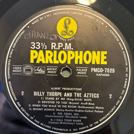 Billy Thorpe And The Aztecs : Billy Thorpe And The Aztecs (LP, Mono)