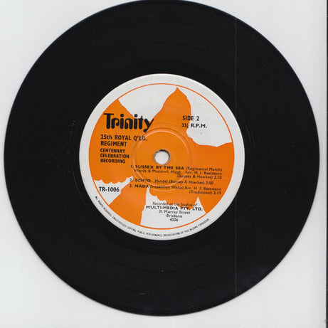 25 RQR : Centenary Celebration Recording (7", EP)