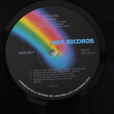 Osibisa : Woyaya (LP, Album, RP)