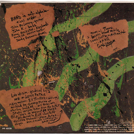 Cyndi Lauper : Money Changes Everything (Live) (7", Single)