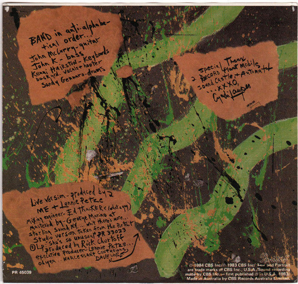 Cyndi Lauper : Money Changes Everything (Live) (7", Single)