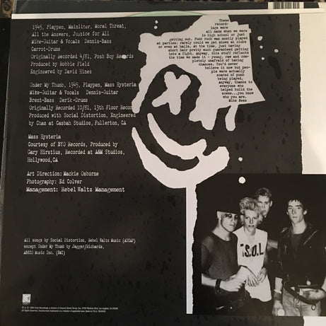 Social Distortion : Mainliner (Wreckage From The Past) (LP, Comp, Ltd, RE, Cle)