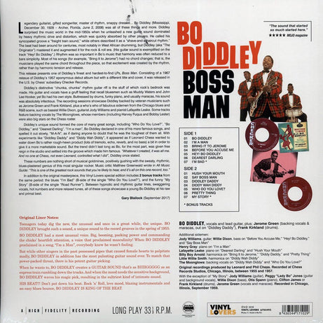 Bo Diddley : Boss Man (LP, Album, Comp, Ltd, RE, 180)