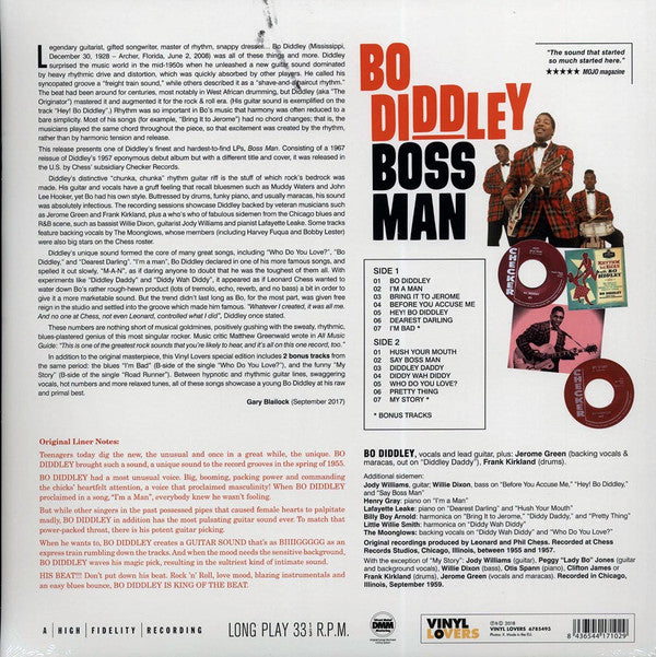 Bo Diddley : Boss Man (LP, Album, Comp, Ltd, RE, 180)