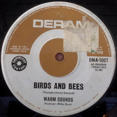 Warm Sounds : Birds And Bees (7", Single)