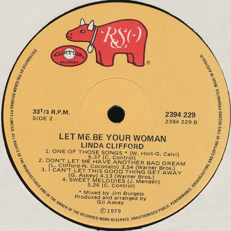 Linda Clifford : Let Me Be Your Woman (LP, Album)