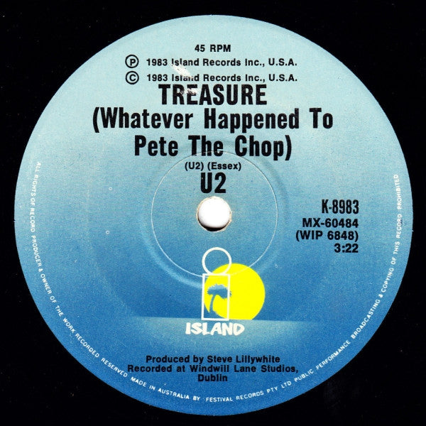 U2 : New Year's Day (7", Single)