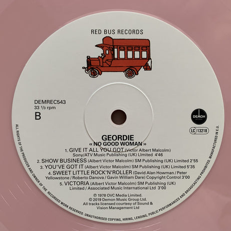 Geordie : No Good Woman (LP, Album, RE, 180)