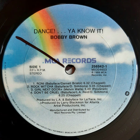 Bobby Brown : Dance!...Ya Know It! (LP, Album)