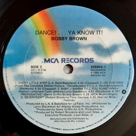 Bobby Brown : Dance!...Ya Know It! (LP, Album)