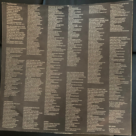 Billy Joel : The Stranger (LP, Album)