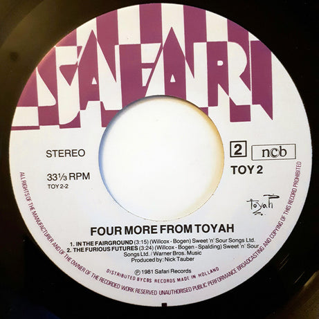 Toyah (3) : Four More From Toyah   (7", EP)