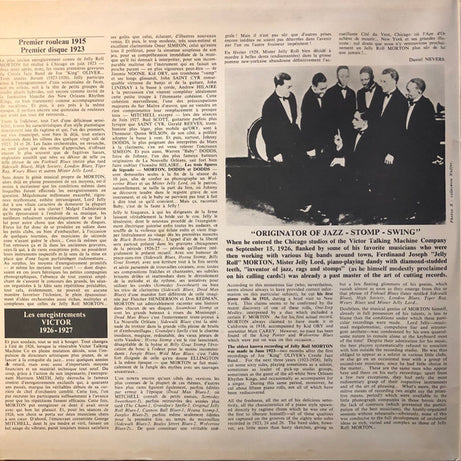 Jelly Roll Morton : The Complete Jelly Roll Morton Vol. 1/2 (1926-1927) (2xLP, Comp, Gat)