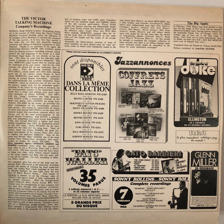 Jelly Roll Morton : The Complete Jelly Roll Morton Vol. 1/2 (1926-1927) (2xLP, Comp, Gat)