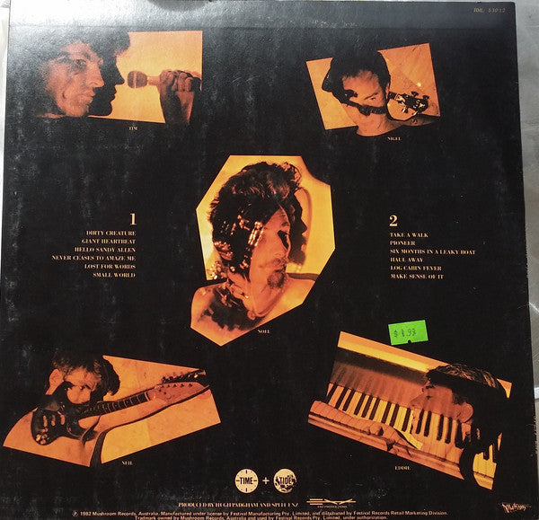 Split Enz : Time And Tide (LP, Album)