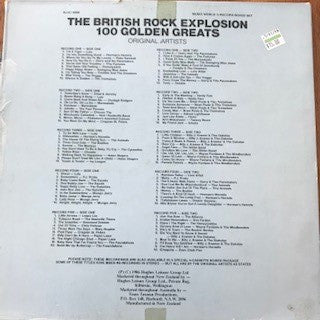 Various : The British Rock Explosion (5xLP, Comp, Box)