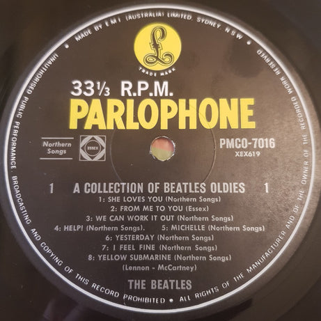 The Beatles : A Collection Of Beatles Oldies (LP, Comp, Mono)