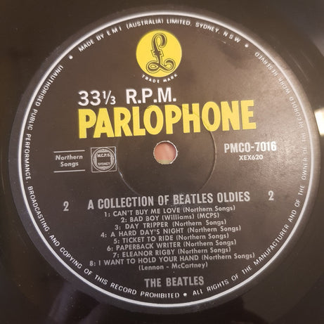 The Beatles : A Collection Of Beatles Oldies (LP, Comp, Mono)