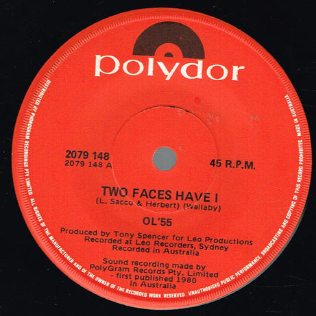 Ol '55* : Two Faces Have I (7", Single)