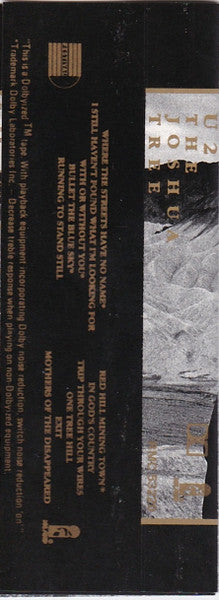 U2 : The Joshua Tree (Cass, Album)