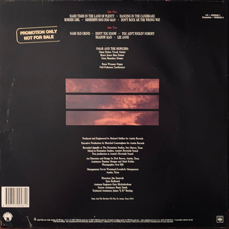 Omar And The Howlers : Hard Times In The Land Of Plenty (LP, Album)