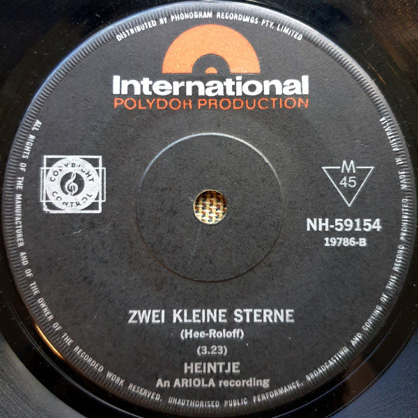 Heintje : Mama (7", Single)