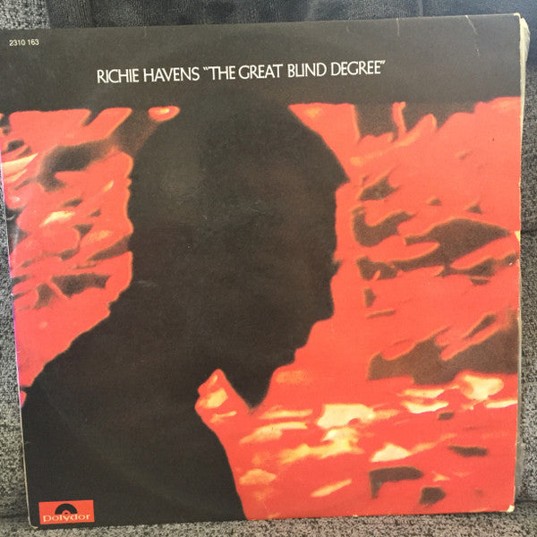 Richie Havens : The Great Blind Degree (LP, Album, Pit)