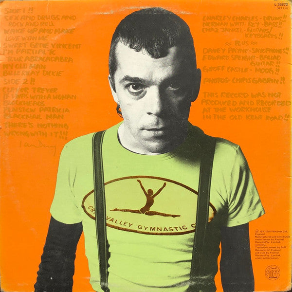 Ian Dury : New Boots And Panties!! (LP, Album, RE, Ext)