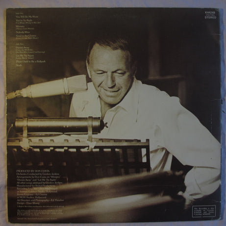 Frank Sinatra : Ol' Blue Eyes Is Back (LP, Gat)