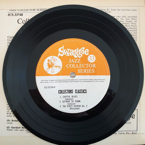 Dewey Jackson's Peacock Orchestra, King Oliver & His Dixie Syncopators, Romeo Nelson, Speckled Red : Collector's Classics Volume Two (7", EP)