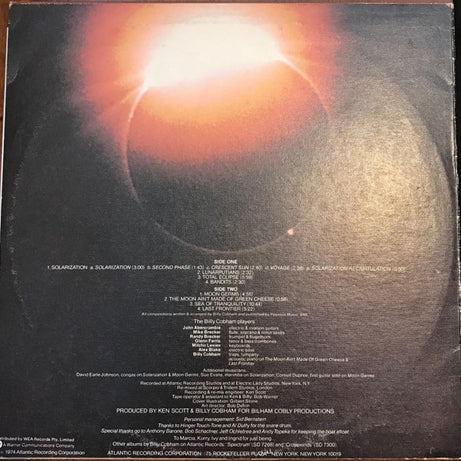 Billy Cobham : Total Eclipse (LP, Album)