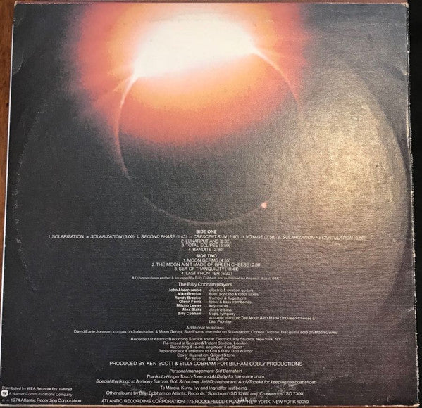 Billy Cobham : Total Eclipse (LP, Album)