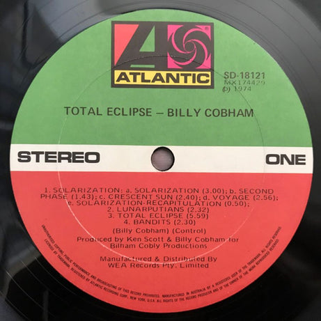 Billy Cobham : Total Eclipse (LP, Album)