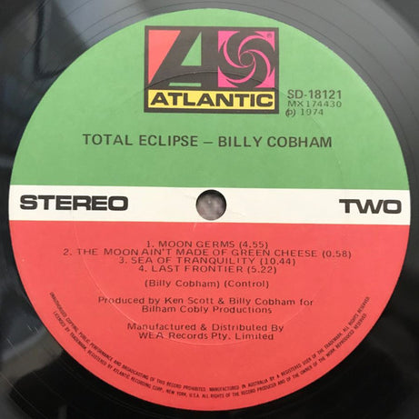 Billy Cobham : Total Eclipse (LP, Album)